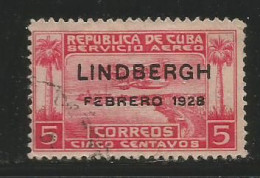 Cuba Scott # C2 Used FVF  Aircraft Lindbergh.................(W16) - Gebruikt