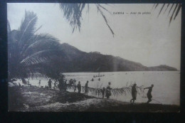 ►   SAMOA - JOUR DE PECHE - CPA Dos Vierge - Non Voyagé - Samoa