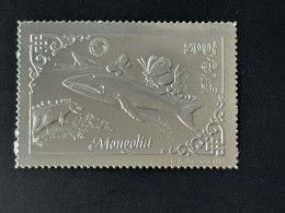 Mongolie Mongolia 1993 Mi. 2472 A Silver Argent Rotary Lions Dinosaur Dinosaure Dinosaurier Wal Whale Baleine Butterfly - Rotary Club