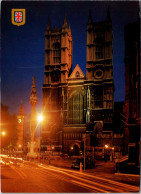 England London Westminster Abbey Towers By Night - Westminster Abbey