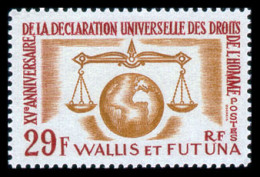 Wallis And Futuna, 1963, Human Rights Declaration, United Nations, MNH, Michel 203 - Unused Stamps