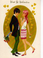 Vive St Valentin , Illustrateur Camunas, Couple Amoureux, Coeurs - Valentine's Day