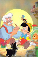 Disney - Carte Postale Moderne - Pinocchio Peint Par Gépéto - Dessin Animé - Autres & Non Classés