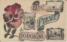 CARTES POSTALES     BELGIQUE     JODOIGNE   " UNE PENSEE DE..."           1913 - Jodoigne