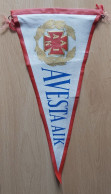 Avesta AIK Sweden  Football club Fussball Futebol Soccer Calcio PENNANT, SPORTS FLAG ZS 5/18 - Habillement, Souvenirs & Autres