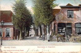 PAYS BAS - BURG TEXEL - Steenenplaats En Hoogerstraat - Carte Postale Ancienne - Autres & Non Classés