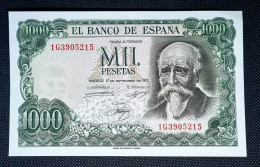 ESPAÑA BILLETE 1000 PESETAS 1971 BANCO DE ESPAÑA SC/UNC - 1000 Pesetas