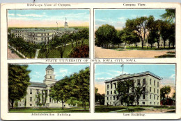 Iowa Iowa City Multi View Of State University Of Iowa - Iowa City