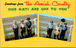 Greetings From The Amish Country Pennsylvania Our Hats Are Off To You Multi View - Souvenir De...