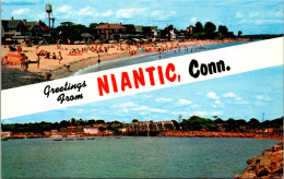 Greetings From Niantic Connecticut Split View - Souvenir De...