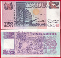 Singapore 2 Dollars 1992 P-28 UNC - Singapore
