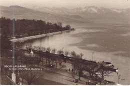 SUISSE - Ouchy-lausanne - Le Quai Et Les Alpes Vaudoises - Carte Postale Ancienne - Lausanne