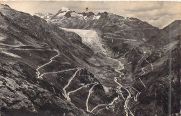 SUISSE - Gletsch Mit Grimsel Und Furkastrabe - Carte Postale Ancienne - Altri & Non Classificati