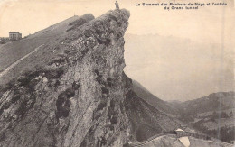 SUISSE - Le Sommet Des Rochers-de-Naye Et L'entrée Du Grand Tunnel - Carte Postale Ancienne - Roche