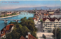 SUISSE - Basel - Die Drei Rheinbrucken - Carte Postale Ancienne - Bazel