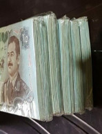 5 Saddam Hussein Immaculate XF Very Crisp Bundles 1986 25 Dinar Military Uniform - Iraq