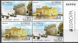 2017 Zypern Gr.  Mi. 1373-4 DO DU   **MNH  Booklet Set  Europa    " Kastelen " - 2017