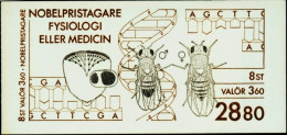 INSECTS- HONEBEES- EPICULTURE-HONEY- DNA- UNEXPLODED STAMP BOOKLET- SWEDEN-1989- MNH-A5-03 - Abeilles