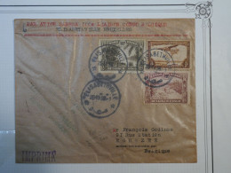 C CONGO BELGE BELLE  LETTRE RR +1938 1ER VOL AVION. SABENA+ELISABETHVILLE A EGHESEE BELGIQUE ++ AFFR. INTERESSANT+++ + - Briefe U. Dokumente