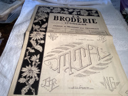 La Broderie Lyonnaise Journal De Broderie Pour Trousseaux 1961 Monogramme, Numéro 1194 - Autres & Non Classés