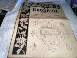 La Broderie Lyonnaise Journal De Broderie Pour Trousseaux 1953 Monogramme, Numéro 1191 Meilleurs Vœux 1953 - Otros & Sin Clasificación