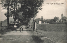 Andelot En Montagne * La Route De Salins Et L'église Du Village * Villageois - Andere & Zonder Classificatie