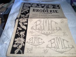 La Broderie Lyonnaise Journal De Broderie Pour Trousseaux 1962 Monogramme, Numéro 1210 - Altri & Non Classificati