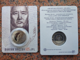 Kazakhstan 2022. Muhtar Ayezov Is A Kazakh Writer. Silver Copper-nickel Blister Coin. - Kazakistan