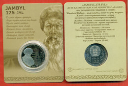 Kazakhstan 2021. Jambyl 175 Years. Silver Copper-nickel Blister Coin. - Kazakhstan