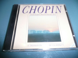 Delcampe - DISQUE CD CHOPIN CONCERTO POUR PIANO N° 1 POLONAISE ETUDES GRANDE VALSE BRILLANTE MASTERS CLASSIC MEDIAPHON - Classical