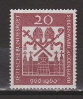 Duitsland, Deutschland, Germany, Allemagne, Alemania Michel 336 MNH ; 1960 Nr.209 - Ungebraucht