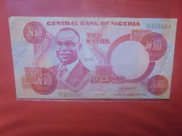NIGERIA 10 NAIRA 1984-2000 Signature N°11 Circuler (B.29) - Nigeria