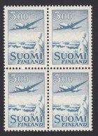 Finlandia, Aéreos 1958  Y&T. 4, MNH, 300 M. Azul - Ungebraucht