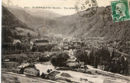 1925 St Hippolyte Vue Générale  - Ed. C. Lardier 9555 - Bercaille - Circulée  - Ref 550 - Saint Hippolyte