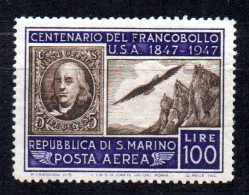 Sello Nº A-66 San Marino - Posta Aerea