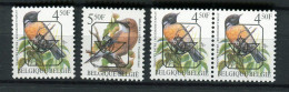 Belgium - 1990; 1993 - OCB PRE825; PRE827B - MNH ** - Voorafgestempeld Préoblitéré - Vogels Oiseaux Birds - Typografisch 1986-96 (Vogels)