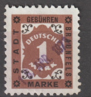 6444 STAMP ALLEMAGNE DEUTSCHLAND Stadt Gebuhren Braunfels à Identifier Identify 1973 - Andere & Zonder Classificatie