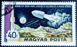 Hongrie Hungary 1969 Espace Space Jules Verne Yvert PA309 O Used - Oblitérés