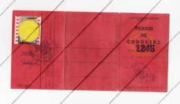 ARMEE BELGE - Permis De Conduire MOTO De 1962 (B328) - Documents