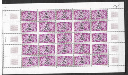 ANDORRA CORREO FRANCES 25 SELLOS PERFECTOS Nº209 (C.H) - Blocks & Sheetlets