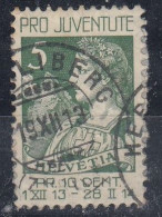 1913 Switzerland Schweiz  Pro Juventute  Used USD 1.00$ - 1843-1852 Correos Federales Y Cantonales