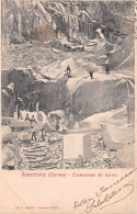 Italie - Ravaccione (CARRARA) - Escavazione Del Marmo - Carrières De Marbres - Précurseur Voyagé 1905 (voir Les 2 Scans) - Carrara