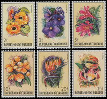 944/949** Fleurs / Bloemen / Blumen / Flowers - BURUNDI - Unused Stamps