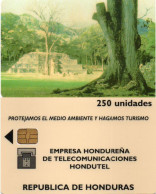 HONDURAS - CHIP CARD - HONDUTEL - MAYA TEMPLE - FIRST ISSUE - NO BATCH - CATALOGUED? - Honduras