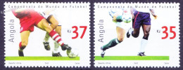 Angola 2002 MNH 2v, Football World Cup Korea  Japan, Sports, Soccer - 2002 – Südkorea / Japan