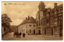 Dolhain - Eglise Et Ecole Moyenne De L'Etat - Pensionnat Français-Allemand - Edit. Nels / Talmas Soeurs, Dolhain - Limbourg