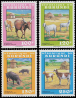 1035/1038** - Animaux Domestiques / Huisdieren / Haustiere / Pets - BURUNDI - Agriculture