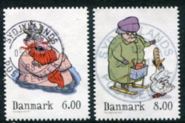 DENMARK 2011 Winter Tales Booklet Perforation Used.  Michel 1681-82C - Oblitérés