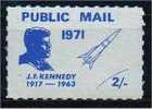 STATI UNITI D’AMERICA – UNITED STATES – ETATS-UNIS - 1971 - PUBLIC MAIL - KENNEDY E RAZZO - ** - USA