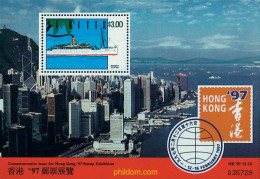 45443 MNH SAN KITTS 1997 HONG KONG 97. EXPOSICION FILATELICA INTERNACIONAL - Esposizioni Filateliche